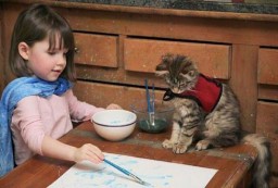 Девочка аутист рисует удивительные картины